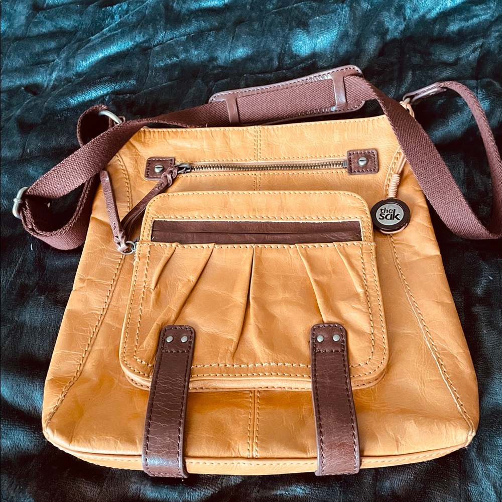 100% Leather The Sak Crossbody Bag